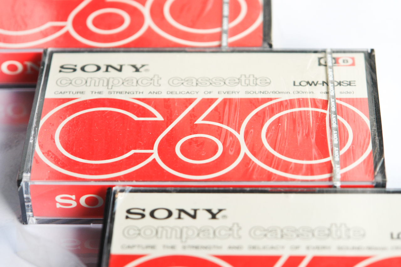 1972年 SONY のカセットテープ low noize ノーマルテープ