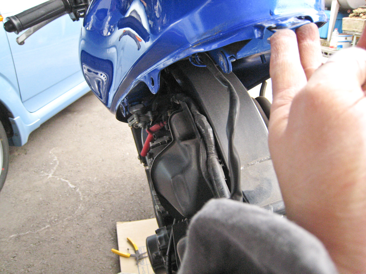 ホンダホーネット(honet CB205F)を修理してみる9