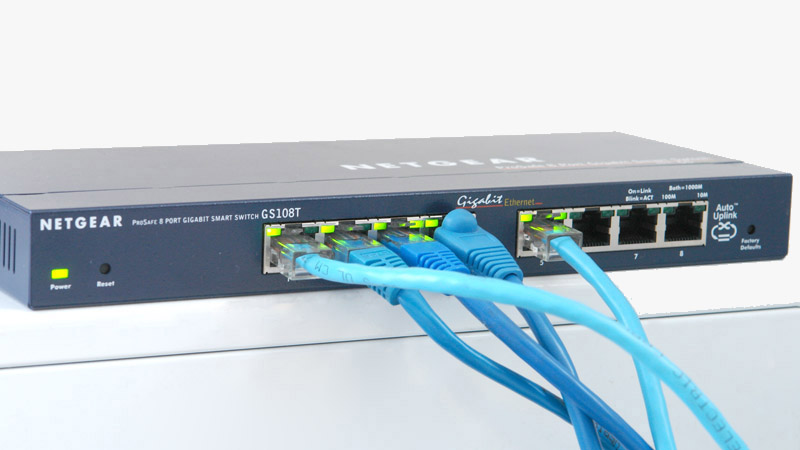 Netgear Gigabit hub GS108T