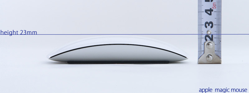 apple magic mouse(マジックマウス：厚さ23mm）