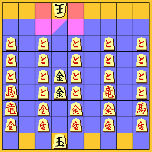 斜め上の新しい将棋の囲い・インベーダー囲い2