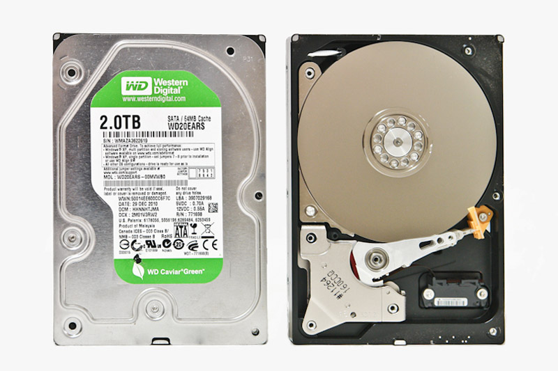 Western Digital　 WD20EARS(green)　2TB　ハードディスク