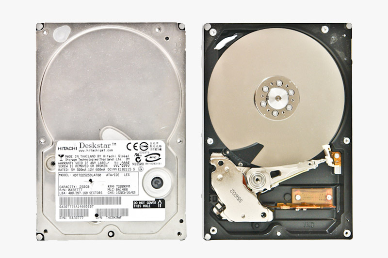Hitachi HDD Deskstar 250GB HDT722525DLAT80 250GB 【2005年7月】