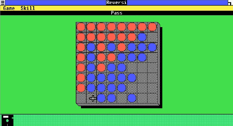 windows1.0に付属していたリバーシ(reversi.exe)