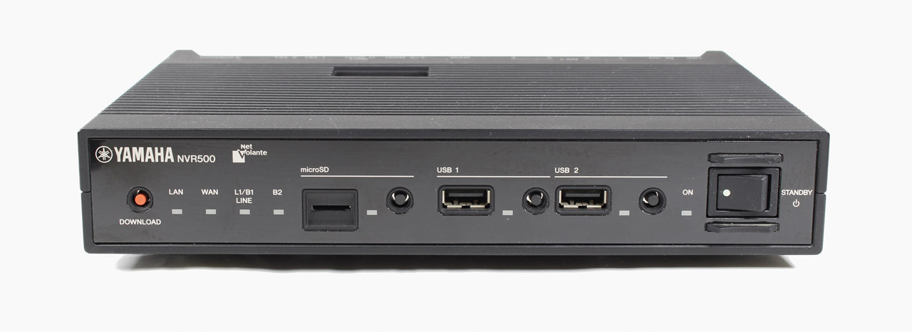 YAMAHA router NVR500 前面