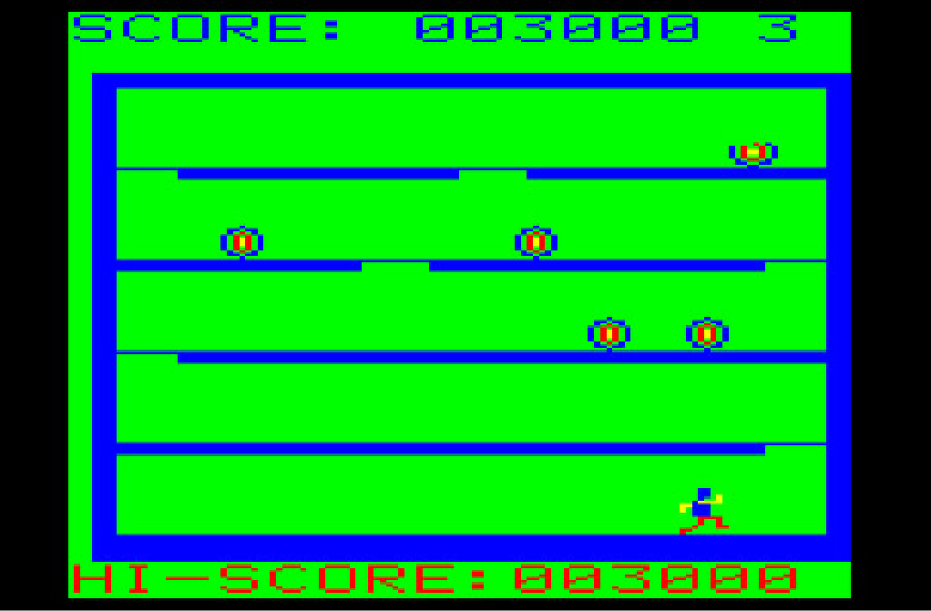 初代PC-6001をエミュレートさせて、コンピューターランド北海道（デービーソフト）のbuilding hopper（ビルディングホッパー）を動かそうという作戦