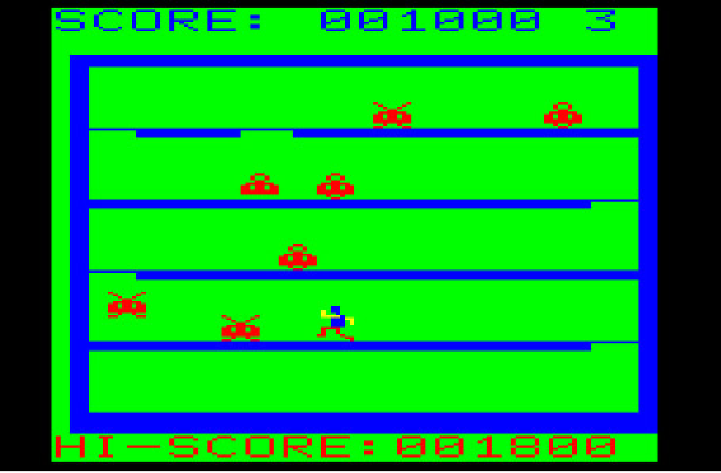 初代PC-6001をエミュレートさせて、コンピューターランド北海道（デービーソフト）のbuilding hopper（ビルディングホッパー）を動かそうという作戦