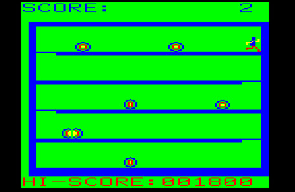 初代PC-6001をエミュレートさせて、コンピューターランド北海道（デービーソフト）のbuilding hopper（ビルディングホッパー）を動かそうという作戦