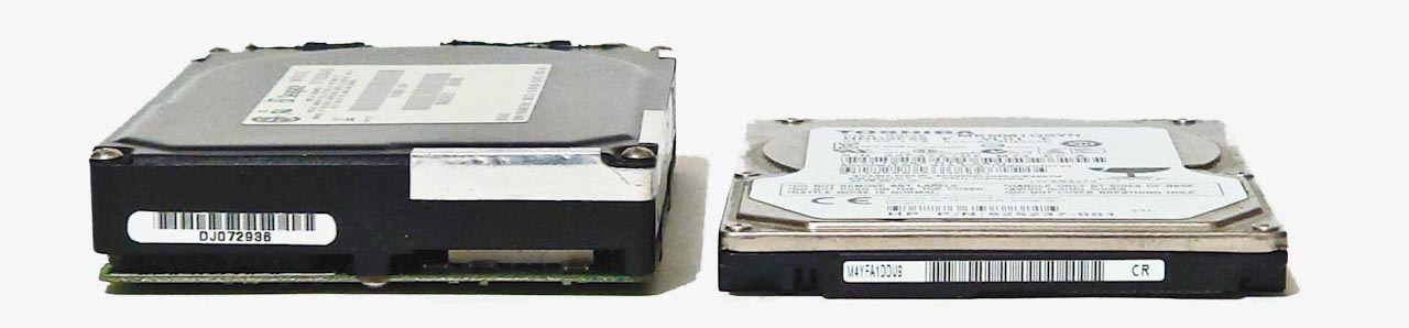 PC-9801NS/EのHDD elecomのHDD EN200N 200MB ST9256AG