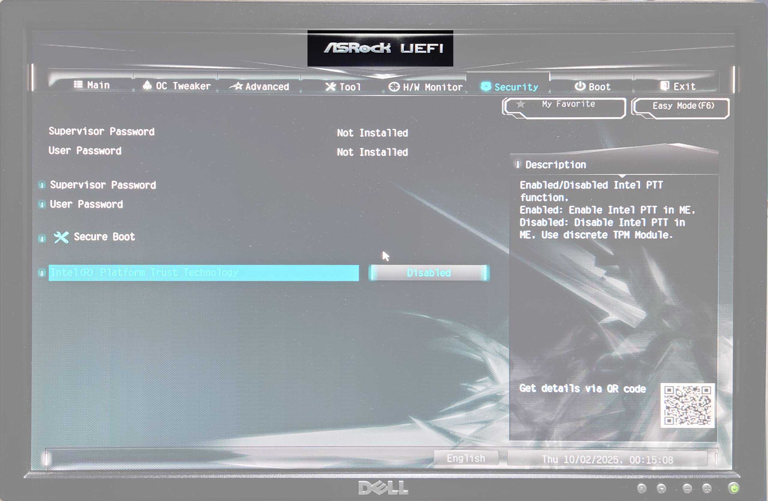オークションで買ったasrock B360MはマウスコンピュータのOEMマザボだったので、BIOSは特殊だし、TPM2.0モジュールが検出されなくてwindows11がインストールできなくて大変だった。