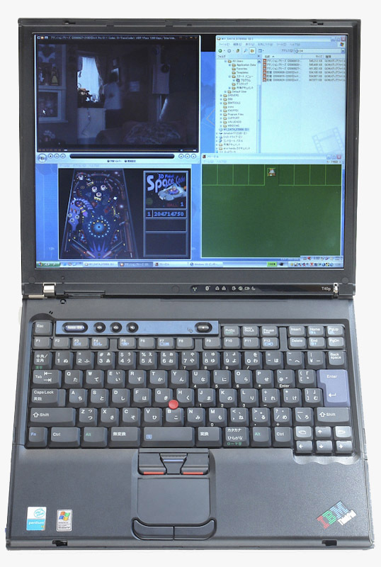 IBM(renovo)thinkpadT40p画像その1